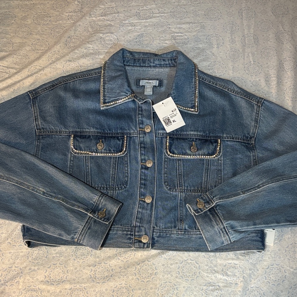 Forever 21 Blue Jean Jacket
